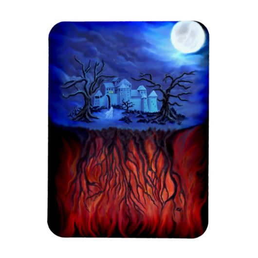 天国と地獄の間の時間 マグネット (縦)