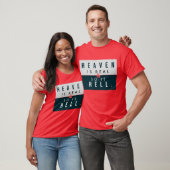 天国と地獄は実在 Tシャツ (ユニセックス)