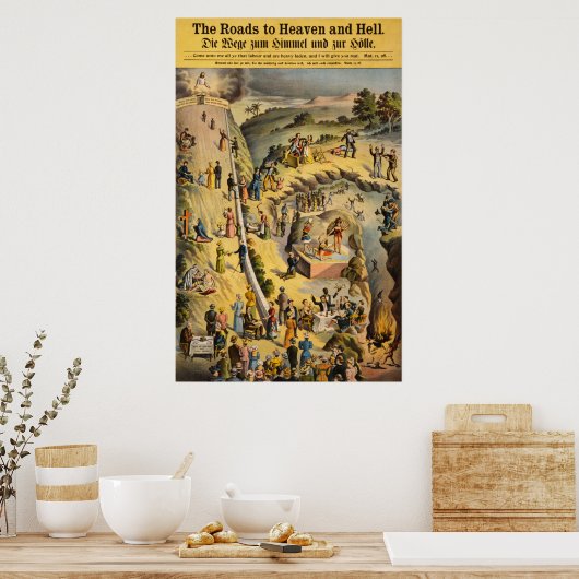 天国と地獄へ ポスター (キッチン)