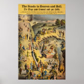 天国と地獄へ ポスター (正面)