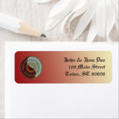 天国と地獄差出人住所ラベル ラベル (インサイチュ)