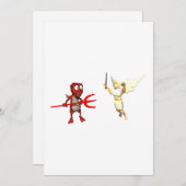 天国と地獄 招待状 (正面/裏面)