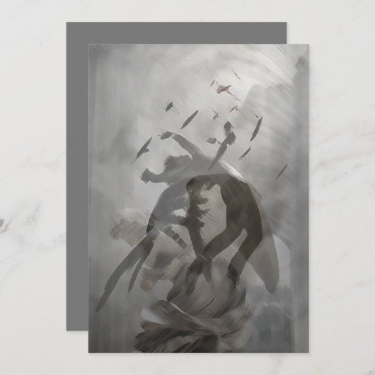 天国と地獄 招待状 (正面/裏面)