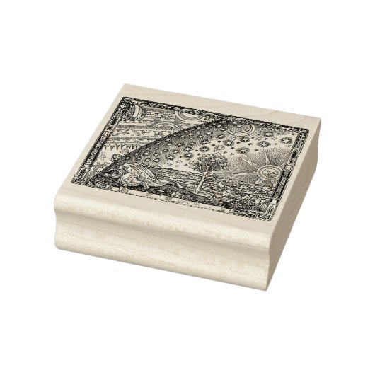 天国と地球が出会う●ヴィンテージ・アート ラバースタンプ (スタンプ)