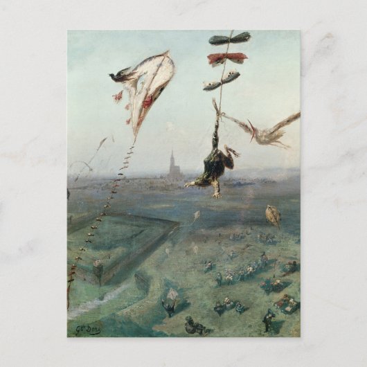 天国と地球の間， 1862 ポストカード (正面)