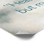 天国と地球は遠くに通過する – B ポスター (角)