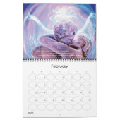 天国と地球インスパイアの毎日 – カスタマイズ カレンダー (2月 2026)