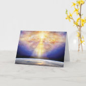 天国と地球 カード (黄色い花)