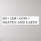 天国と地球 ポスター (正面)