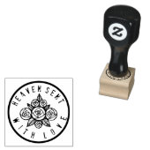 天国と愛のバラ ラバースタンプ (押印)