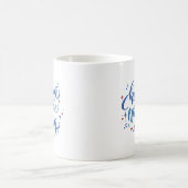 天国と自然がクリスマスを歌う コーヒーマグカップ (中央)