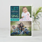 天国と自然にクリスマスの写真を撮らせる シーズンカード (スタンド正面)