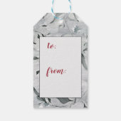 天国と自然を歌う、クリスマスカロル ギフトタグ (裏面)