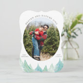 天国と自然シンホリデーフォトカードイングレー カード (スタンド正面)