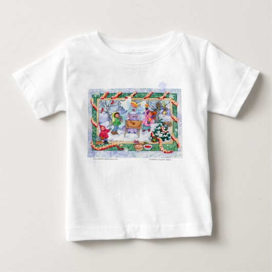 天国と自然歌 ベビーTシャツ (正面)