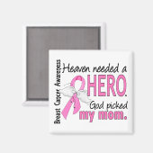 天国にはヒーローのお母さん乳がんが必要だった マグネット (正面/裏面)