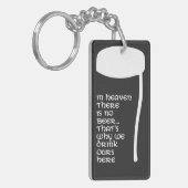 天国にはビールがない キーホルダー (正面左)