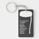 天国にはビールがない キーホルダー (正面)
