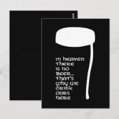 天国にはビールがない ポストカード (正面/裏面)