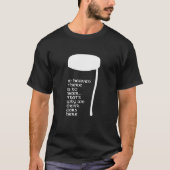 天国にはビールがない Tシャツ (正面)