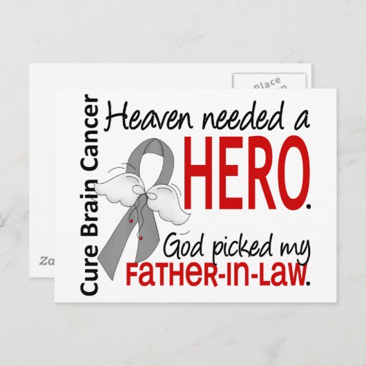天国には英雄脳癌の義父が必要だった ポストカード (正面/裏面)