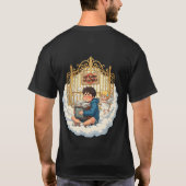 天国にアニメがないなら行かない - オタクギフト Tシャツ (裏面)