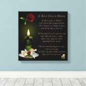 天国にバラが咲く 12x12 キャンバスプリント (インサイチュ (ウッドフロア))