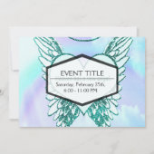 天国に新しい天使があります 招待状 (裏面)