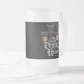 天国に行飲く フロストグラスビールジョッキ (正面右)