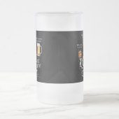 天国に行飲く フロストグラスビールジョッキ (中央)