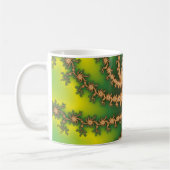 天国のねじれ-フラクタルのマグ コーヒーマグカップ (左)