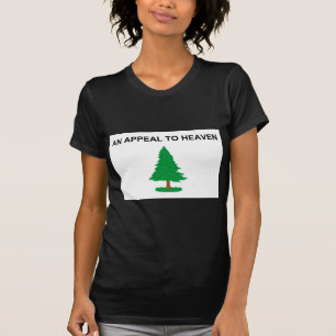天国のアメリカ革命の旗への懇願 Tシャツ