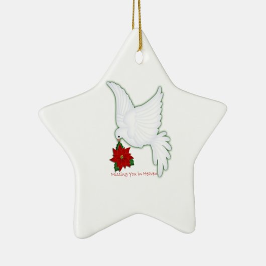 天国のオーナメントの恋しく思うこと セラミックオーナメント (右)