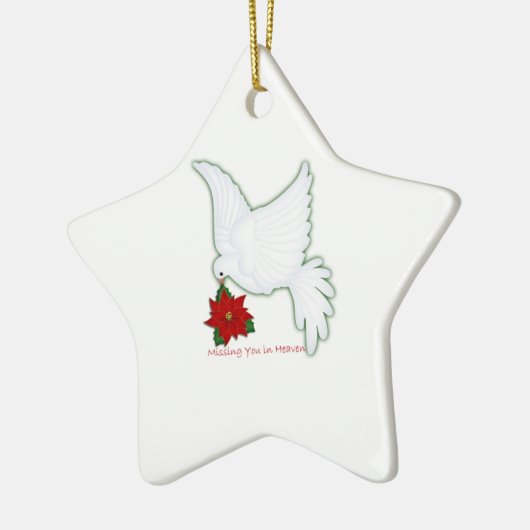 天国のオーナメントの恋しく思うこと セラミックオーナメント (左)