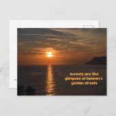 天国のゴールデン通り ポストカード (正面/裏面)