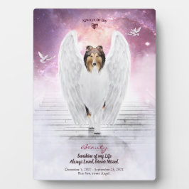 天国のサブル・コリーの天使 - ペットの思い出の写真 フォトプラーク