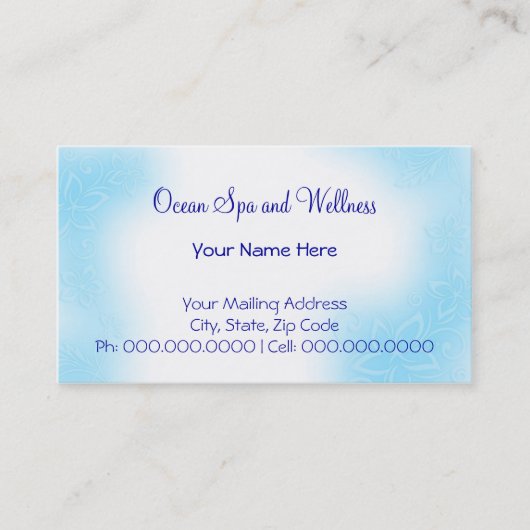 天国のハイビスカス.blu 名刺 (正面)