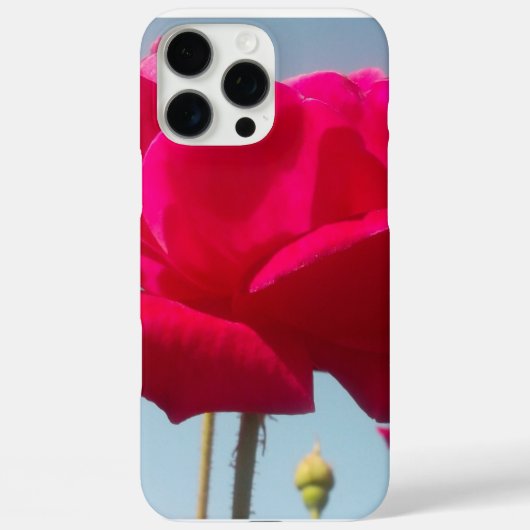 天国のバラ | 青空に映える美しい赤い花 Case-Mate iPhoneケース (裏面)