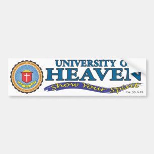 天国のバンパーステッカーの大学 バンパーステッカー