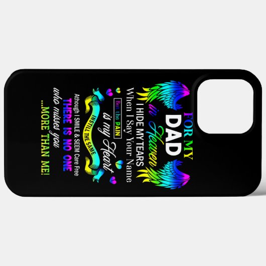 天国のパパに涙の日を隠す Case-Mate iPhoneケース (裏面 (横))