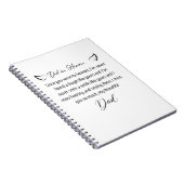 天国のパパへの手紙  ノートブック (右側)