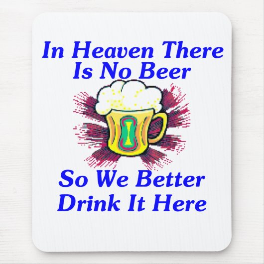 天国のビール マウスパッド (正面)