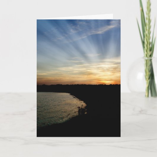 天国のベビーを持つパパのための父の日 カード (正面)