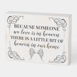 天国のホーム ウッドボックスサイン