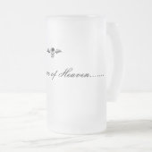 天国のマグの小さい部分 フロストグラスビールジョッキ (正面右)