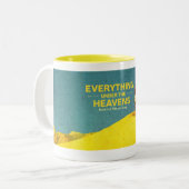 天国のマグ2の下のすべて ツートーンマグカップ (正面左)