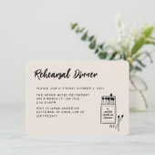 天国のリハ結婚ーサルディナーで作られた試合 エンクロージャーカード (スタンド正面)