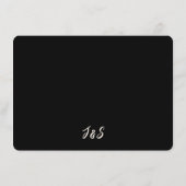 天国のリハ結婚ーサルディナーで作られた試合 エンクロージャーカード (裏面)