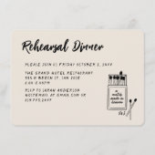 天国のリハ結婚ーサルディナーで作られた試合 エンクロージャーカード (正面)