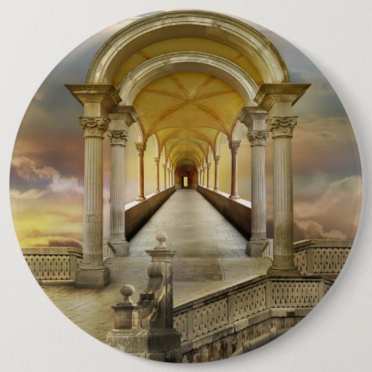 天国の上昇 缶バッジ (正面)